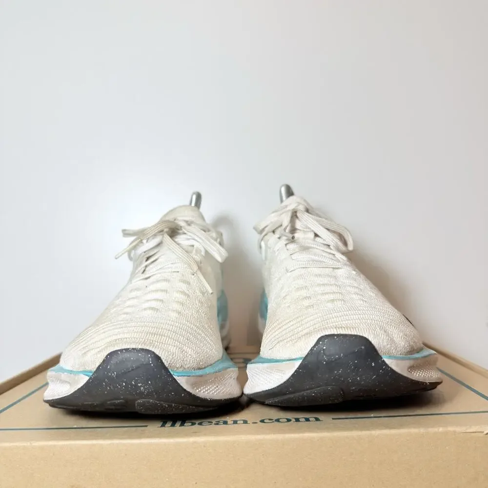 Women's Size 8 Nike ReactX InfinityRN 4 White Blue Flyknit Road Running Shoes - Picture 5 of 8
